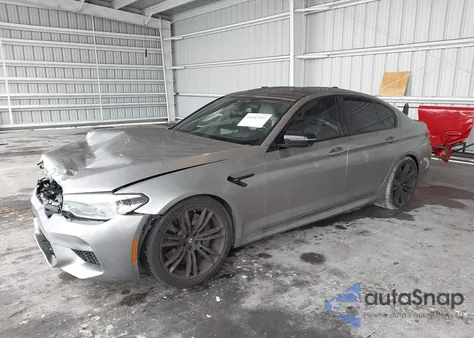 2020 BMW M5 Competition из США, поврежденный, VIN WBSJF0C01LB448795